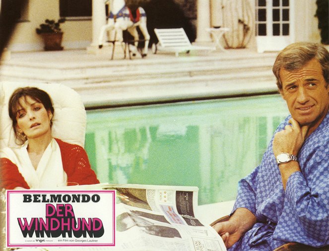 Der Windhund - Lobbykarten - Marie Laforêt, Jean-Paul Belmondo