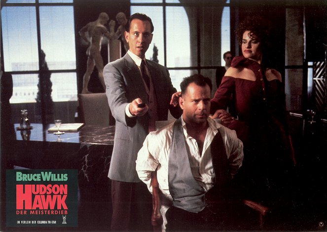 Hudson Hawk - Der Meisterdieb - Lobbykarten - Richard E. Grant, Bruce Willis, Sandra Bernhard