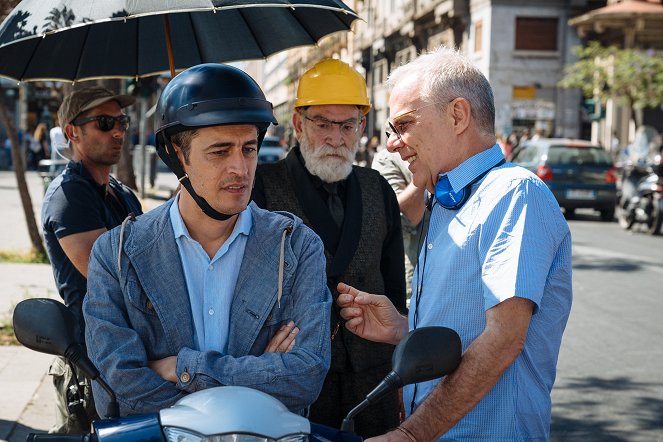 Momenti di trascurabile felicità - Van de set - Pif, Renato Carpentieri, Daniele Luchetti