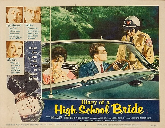 Diary of a High School Bride - Cartes de lobby