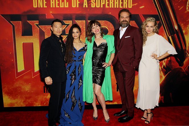 Hellboy - Events - New York Special Screening at the AMC Lincoln Square IMAX in New York, NY on April 9, 2019 - Daniel Dae Kim, Sasha Lane, Milla Jovovich, David Harbour, Penelope Mitchell