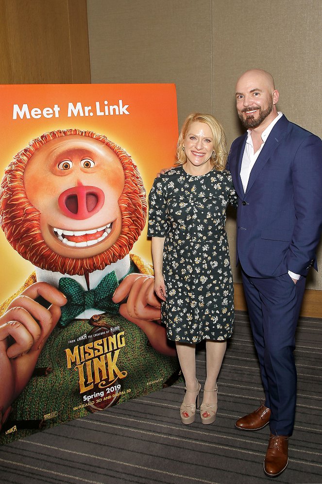 Mister Link - Ein fellig verrücktes Abenteuer - Veranstaltungen - New York Premiere of LAIKA Studios’ "MISSING LINK" Presented by Annapurna Pictures at the Regal Cinemas Battery Park 11 on April 07, 2019 - Arianne Sutner, Chris Butler