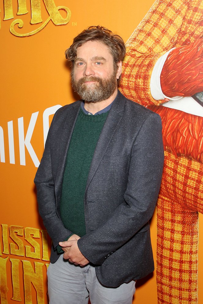 Mister Link - Ein fellig verrücktes Abenteuer - Veranstaltungen - New York Premiere of LAIKA Studios’ "MISSING LINK" Presented by Annapurna Pictures at the Regal Cinemas Battery Park 11 on April 07, 2019 - Zach Galifianakis