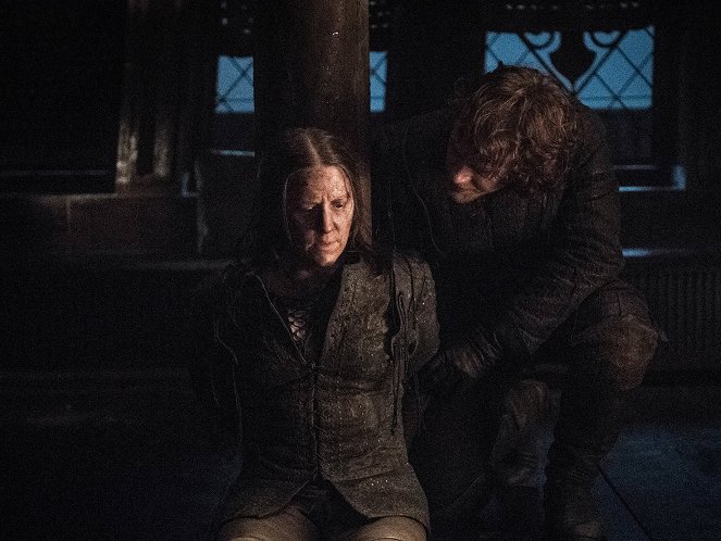 Game of Thrones - Season 8 - Winterfell - Van film - Gemma Whelan, Alfie Allen