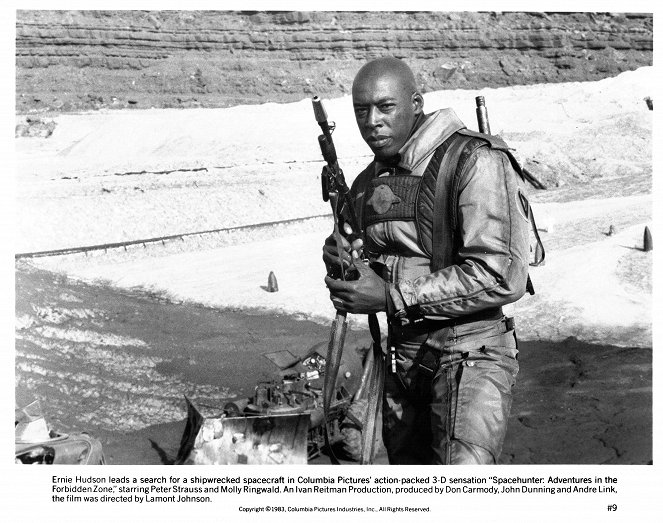 Caçadores no Espaço - Cartões lobby - Ernie Hudson