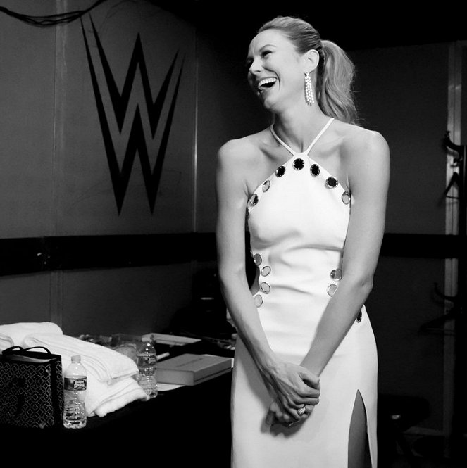 WWE Hall of Fame 2019 - Dreharbeiten - Stacy Keibler