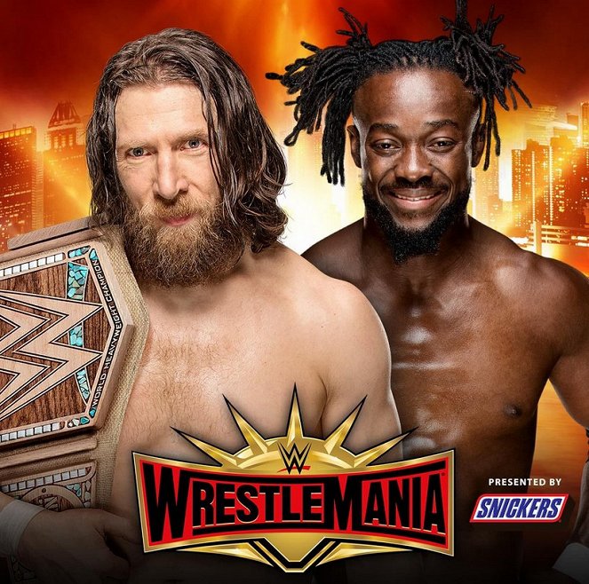 WrestleMania 35 - Werbefoto - Bryan Danielson, Kofi Sarkodie-Mensah