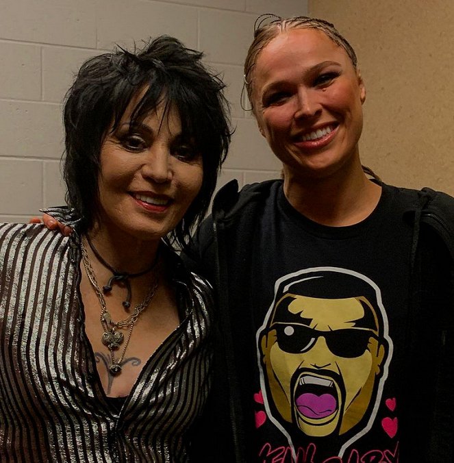 WrestleMania 35 - Z natáčení - Joan Jett, Ronda Rousey