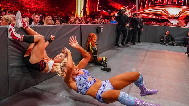WrestleMania 35 - Filmfotos - Ronda Rousey, Ashley Fliehr, Rebecca Quin