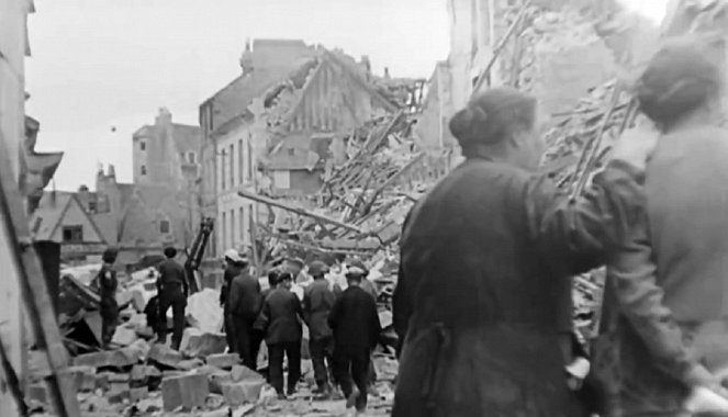 1944, Le Havre sous les bombes alliées - Filmfotos