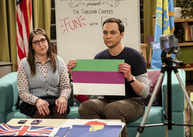 The Big Bang Theory - The Confirmation Polarization - Van film - Mayim Bialik, Jim Parsons