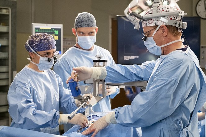Grey's Anatomy - Head Over High Heels - Photos - Caterina Scorsone, Chris Carmack, Greg Germann