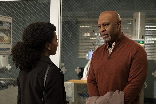 Grey's Anatomy - Season 15 - Head Over High Heels - Photos - Kelly McCreary, James Pickens Jr.