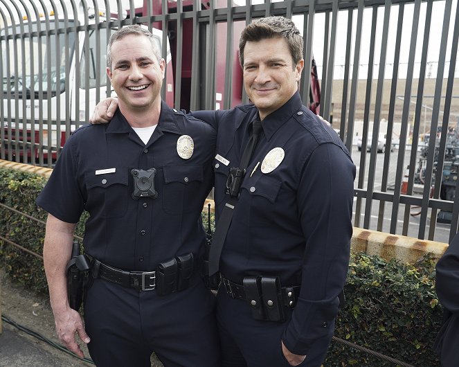 The Rookie - The Checklist - De filmagens - Nathan Fillion