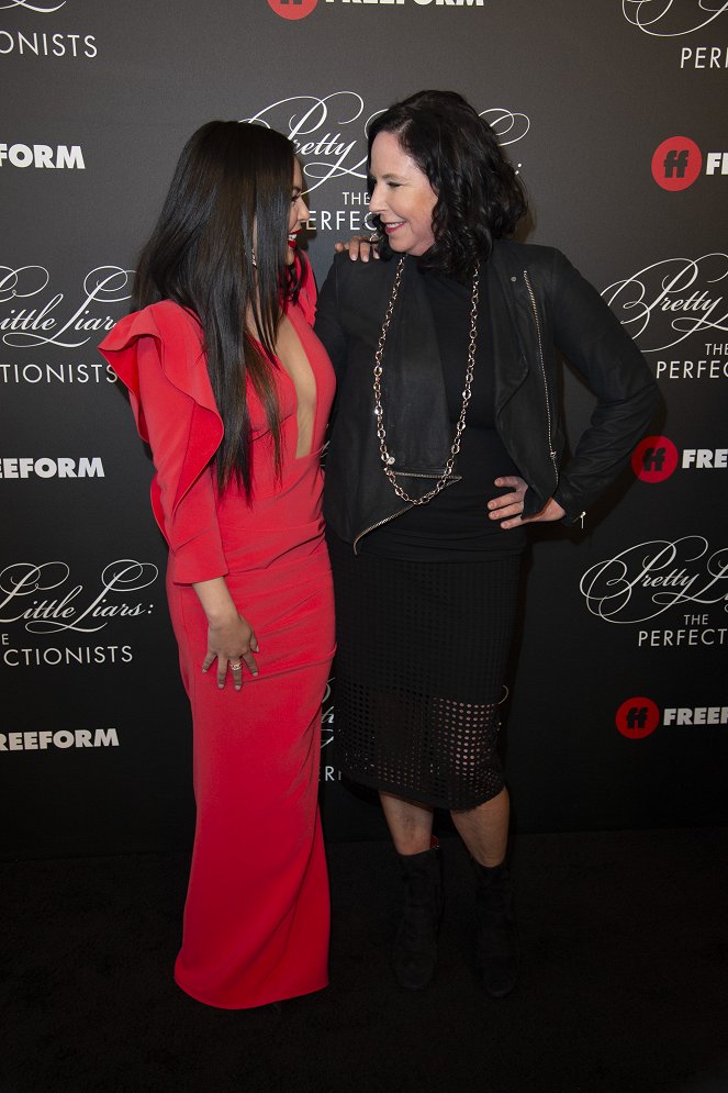 Pretty Little Liars: The Perfectionists - Events - Cast and crew of Freeform’s new original series “Pretty Little Liars: The Perfectionists” celebrated the series premiere with a screening and immersive event in Hollywood - Janel Parrish, I. Marlene King