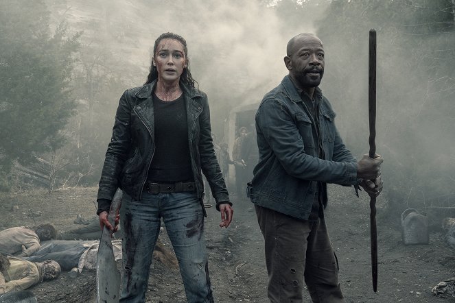 Fear the Walking Dead - Season 5 - Chcemy pomóc - Z filmu - Alycia Debnam-Carey, Lennie James