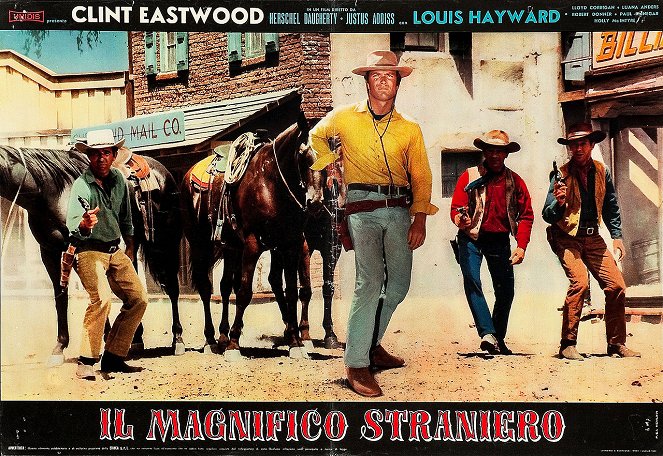 The Magnificent Stranger - Lobbykaarten - Clint Eastwood