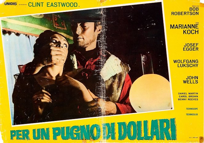 Für eine Handvoll Dollar - Lobbykarten - Marianne Koch, Clint Eastwood