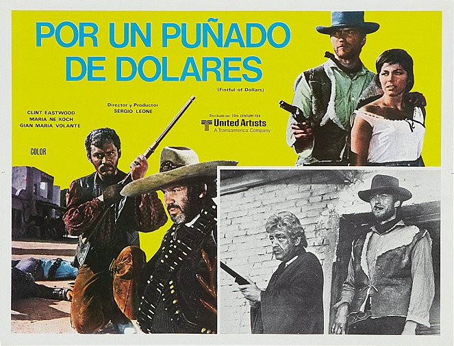 Egy maréknyi dollárért - Vitrinfotók - Gian Maria Volonté, Mario Brega, José Calvo, Clint Eastwood, Marianne Koch