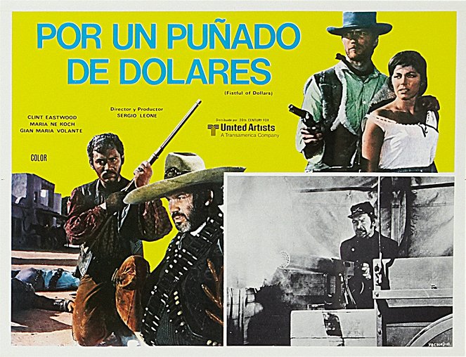 Egy maréknyi dollárért - Vitrinfotók - Gian Maria Volonté, Mario Brega, Clint Eastwood, Marianne Koch