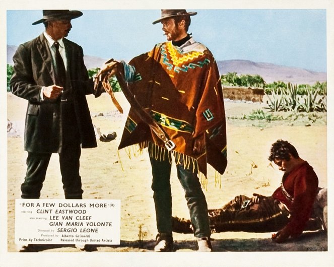 For a Few Dollars More - Lobby Cards - Lee Van Cleef, Clint Eastwood, Gian Maria Volonté