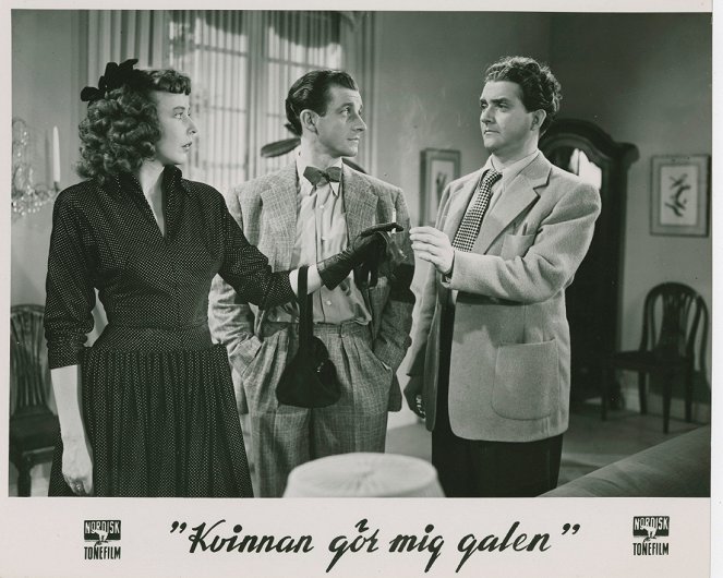 Kvinnan gör mig galen - Lobby Cards - Curt Masreliez, Stig Järrel