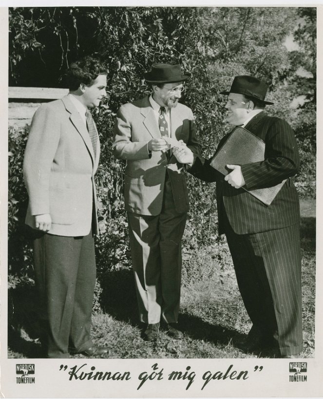 Kvinnan gör mig galen - Lobby Cards - Stig Järrel, Georg Funkquist, Douglas Håge