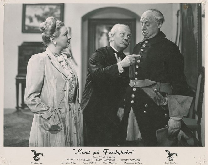 Life at Forsbyholm Manor - Lobby Cards - Marianne Löfgren, John Botvid, Thor Modéen