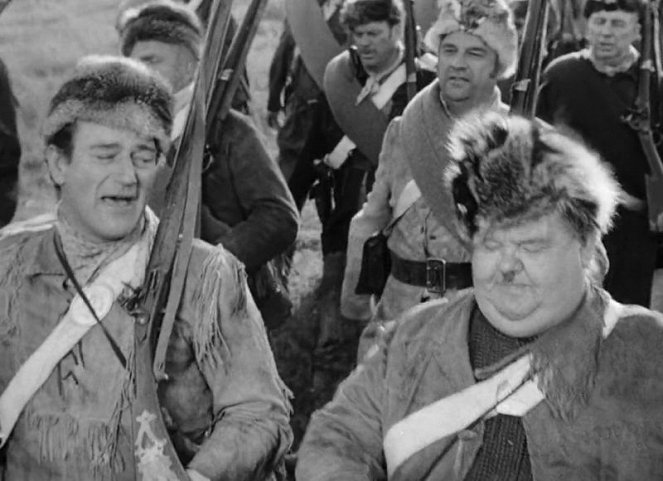 The Fighting Kentuckian - Filmfotók - John Wayne, Oliver Hardy