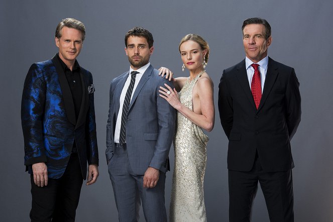 The Art of More - Tödliche Gier - Season 1 - Werbefoto - Cary Elwes, Christian Cooke, Kate Bosworth, Dennis Quaid