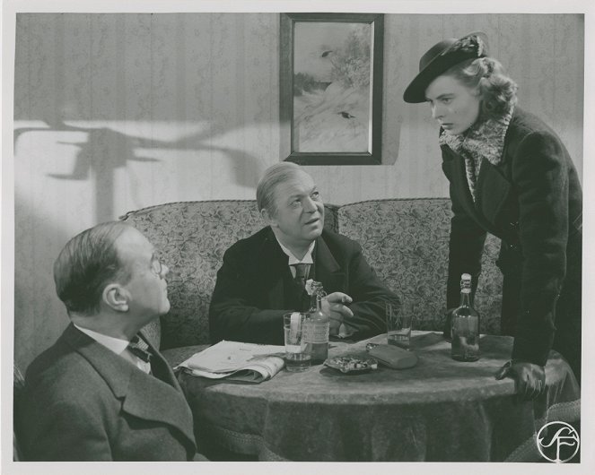 En kvinnas ansikte - Kuvat elokuvasta - Gösta Cederlund, Erik Berglund, Ingrid Bergman