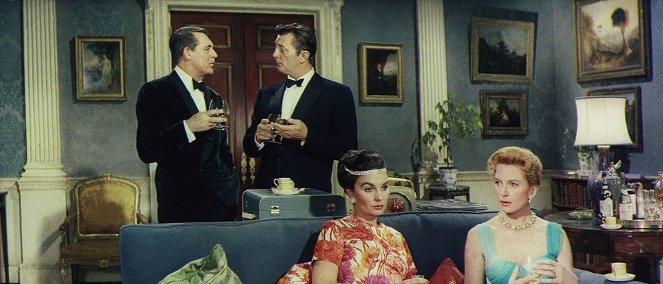 Vor Hausfreunden wird gewarnt - Filmfotos - Cary Grant, Robert Mitchum, Jean Simmons, Deborah Kerr