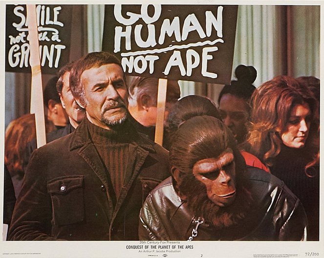 Conquest of the Planet of the Apes - Cartes de lobby