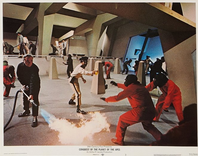 Conquest of the Planet of the Apes - Lobby Cards