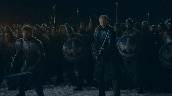 Game Of Thrones - Die Lange Nacht - Filmfotos - Nikolaj Coster-Waldau, Gwendoline Christie