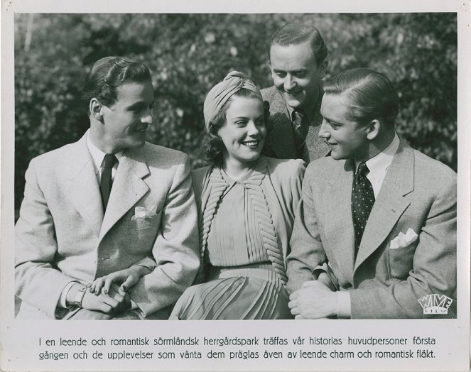 Gentleman att hyra - Lobby karty - George Fant, Sickan Carlsson, Åke Söderblom, Georg Løkkeberg