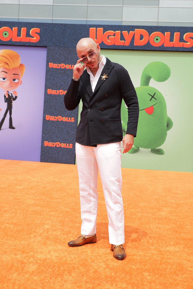 UglyDolls - Z akcií - The World Premiere of UGLYDOLLS at Regal L.A. LIVE: A Barco Innovation Center in Los Angeles, CA on Saturday, April 27, 2019. - Pitbull