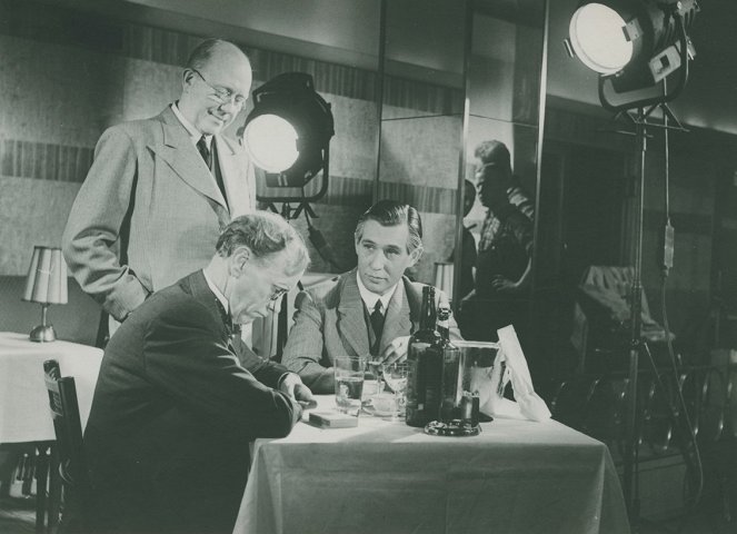 Tohtori Glas - Kuvat kuvauksista - Rune Carlsten, Gösta Cederlund, Georg Rydeberg