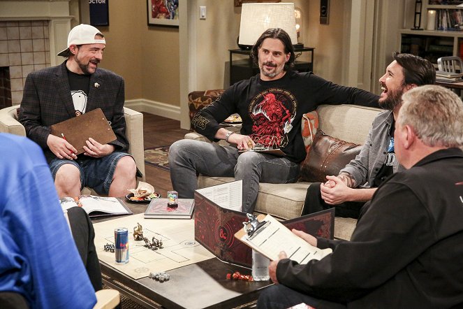 The Big Bang Theory - Season 12 - Die Prominenten-Peinlichkeit - Filmfotos - Kevin Smith, Joe Manganiello, Wil Wheaton