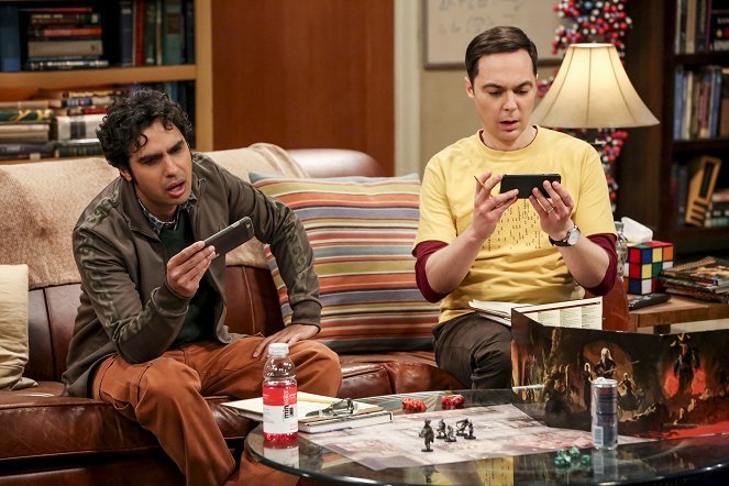 Teorie velkého třesku - Hraní s celebritami - Z filmu - Kunal Nayyar, Jim Parsons