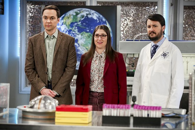 The Big Bang Theory - Die Prominenten-Peinlichkeit - Filmfotos - Jim Parsons, Mayim Bialik, Wil Wheaton