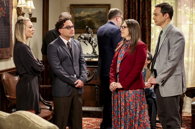 The Big Bang Theory - Die Nobelpreisträger-Beleidigung - Filmfotos - Kaley Cuoco, Johnny Galecki, Mayim Bialik, Jim Parsons