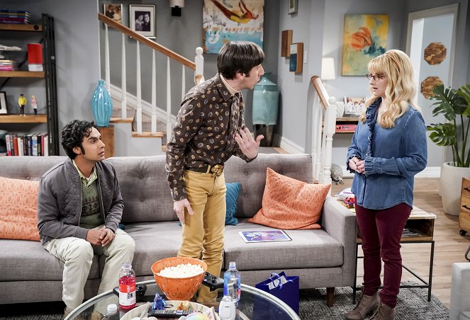 The Big Bang Theory - Season 12 - The Laureate Accumulation - Photos - Kunal Nayyar, Simon Helberg, Melissa Rauch