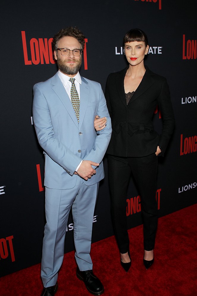 Srážka s láskou - Z akcí - New York Special Screening of LionsGate’s "LONG SHOT" on April 4, 2019 - Seth Rogen, Charlize Theron