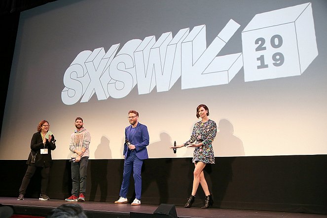 Csekély esély - Rendezvények - The Long Shot screening at the Paramount Theater during the 2019 SXSW Conference And Festival on March 9, 2019 in Austin, Texas. - Jonathan Levine, Seth Rogen, Charlize Theron