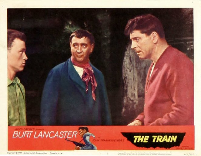 Der Zug - Lobbykarten - Burt Lancaster