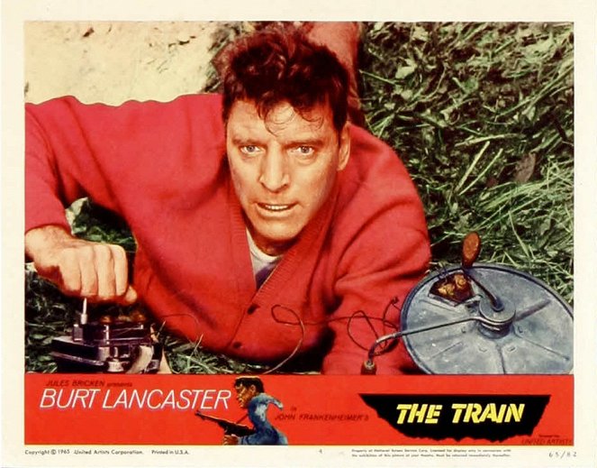Pociąg - Lobby karty - Burt Lancaster