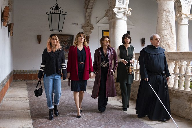 Trotz allem - Dreharbeiten - Macarena García, Blanca Suárez, Amaia Salamanca, Belén Cuesta, Emilio Gutiérrez Caba