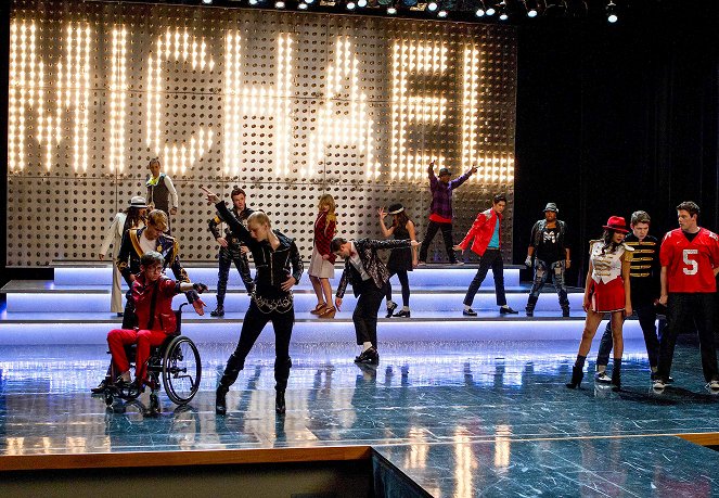 Glee - Sztárok leszünk! - Michael - Filmfotók - Kevin McHale, Chord Overstreet, Chris Colfer, Heather Morris, Naya Rivera, Damian McGinty, Cory Monteith