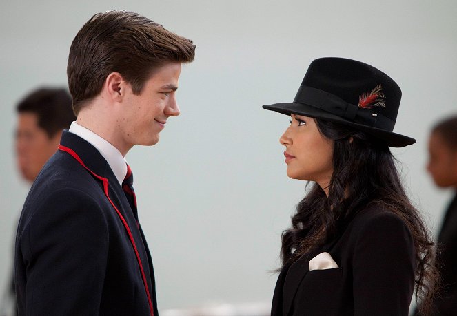 Glee - Season 3 - Michael - Photos - Grant Gustin, Naya Rivera